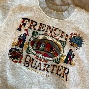 French quarter pullover
